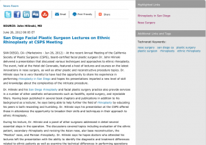Ethnic Rhinoplasty, Facial Plastic Surgery, Facial Plastic Surgeon, Nose Surgery